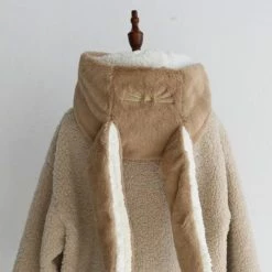 Apparel Faux Fur Bunny Handwarmer Scarf Hat Combo