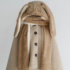 Apparel Faux Fur Bunny Handwarmer Scarf Hat Combo