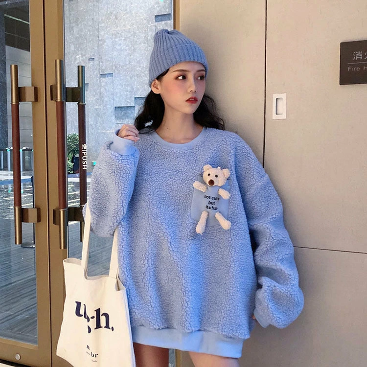 Apparel Fleece Sweatshirt With A Pocket Bear 11 Apparel Fleece Sweatshirt With A Pocket Bear