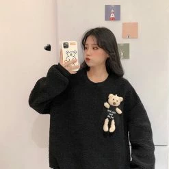 Apparel Fleece Sweatshirt With A Pocket Bear 32 Apparel Fleece Sweatshirt With A Pocket Bear