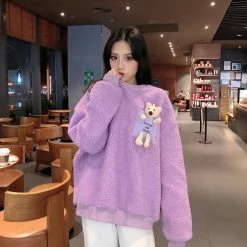 Apparel Fleece Sweatshirt With A Pocket Bear 36 Apparel Fleece Sweatshirt With A Pocket Bear