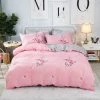 Home Decor Flower Blossom Pink Supreme Polyester Bedding Set Home & Pets