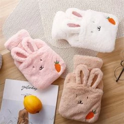 Accessories Fluffy And Soft Bunnies Portable Hot Water Bottle