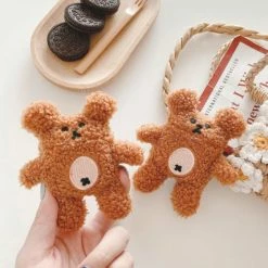 Accessories Fluffy Bear Airpods Case (1&2&Pro) 10 Accessories Fluffy Bear Airpods Case (1&2&Pro)