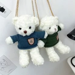 Apparel Fluffy Bear Bag