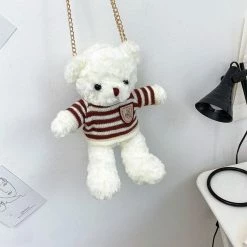 Apparel Fluffy Bear Bag