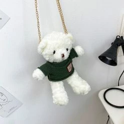 Apparel Fluffy Bear Bag