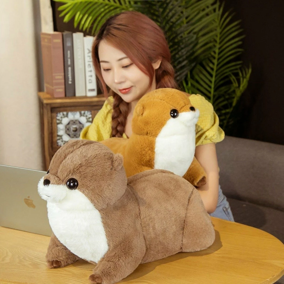 Soft Toy Fluffy Chubby Otter Plushies Plush & Toys 11 Soft Toy Fluffy Chubby Otter Plushies Plush & Toys