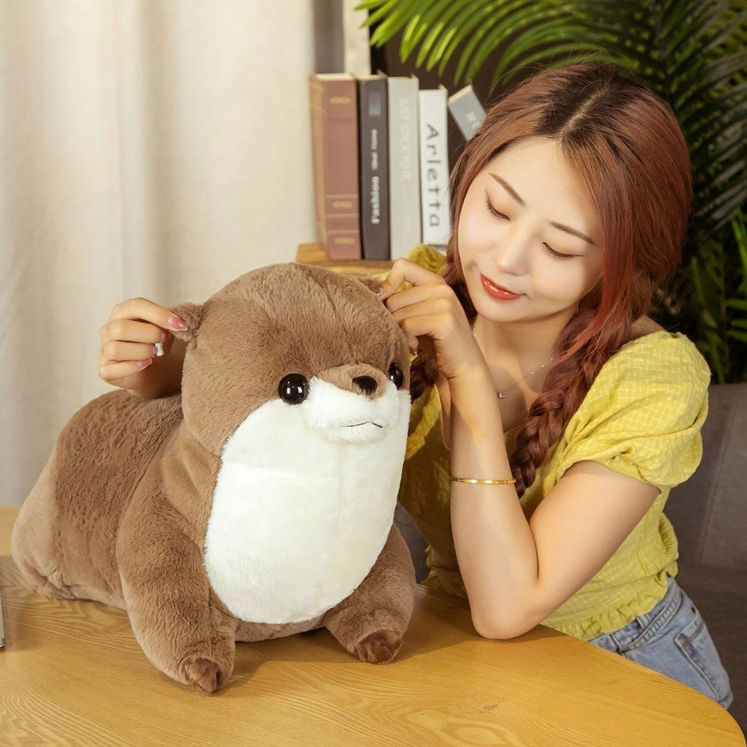 Soft Toy Fluffy Chubby Otter Plushies Plush & Toys 4 Soft Toy Fluffy Chubby Otter Plushies Plush & Toys
