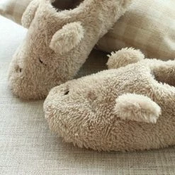 Apparel Fluffy Dog Plush Slippers 11 Apparel Fluffy Dog Plush Slippers