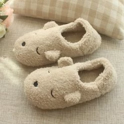 Apparel Fluffy Dog Plush Slippers 9 Apparel Fluffy Dog Plush Slippers