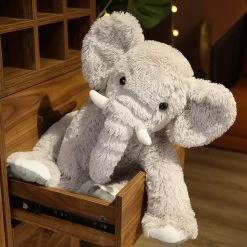 Soft Toy Fluffy Elephant Family Plush & Toys 35 Soft Toy Fluffy Elephant Family Plush & Toys