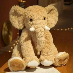 Soft Toy Fluffy Elephant Family Plush & Toys