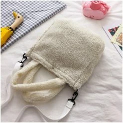 Apparel Fluffy Rainbow Bear Tote