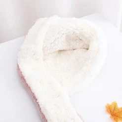 Apparel Fluffy Reindeer Handwarmer Scarf Hat Combo Matching Set