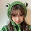 Apparel Frog Pom Pom Knit Beanie Hat 1 Apparel Frog Pom Pom Knit Beanie Hat