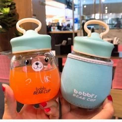 Home Decor Frosted Bobbi Bear Water Bottle