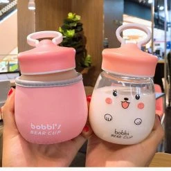 Home Decor Frosted Bobbi Bear Water Bottle