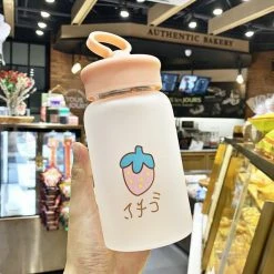 Home Decor Food & Drinks Frosted Fruit Water Bottle