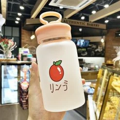 Home Decor Food & Drinks Frosted Fruit Water Bottle