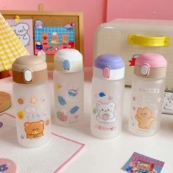 Home Decor Frosted Pals Water Bottle