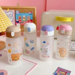 Home Decor Frosted Pals Water Bottle