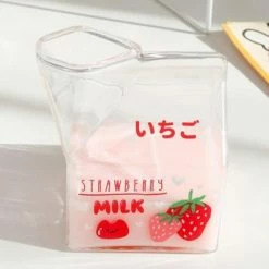Home Decor Food & Drinks Cute Fruit Milk Carton Shape Cup
