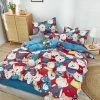 Home Decor Funny Shiba Red & Blue Bedding Set Home & Pets