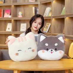 Home Decor Furry Macaron Animal Pillow Home & Pets