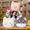 Home Decor Furry Macaron Animal Pillow Home & Pets