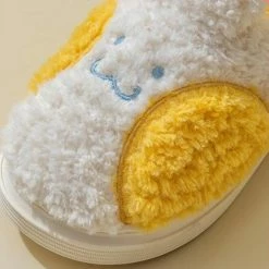 Apparel Fuzzy Cheeky Bunny Plush Slippers