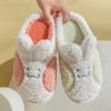 Apparel Fuzzy Cheeky Bunny Plush Slippers