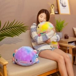 Soft Toy Plush & Toys Fuzzy Galaxy Axolotl