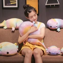 Soft Toy Galaxy Axolotl Plushie Plush & Toys