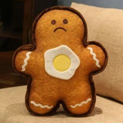 Soft Toy Gingerbread Couple With Egg Plushie Plush & Toys 12 Soft Toy Gingerbread Couple With Egg Plushie Plush & Toys