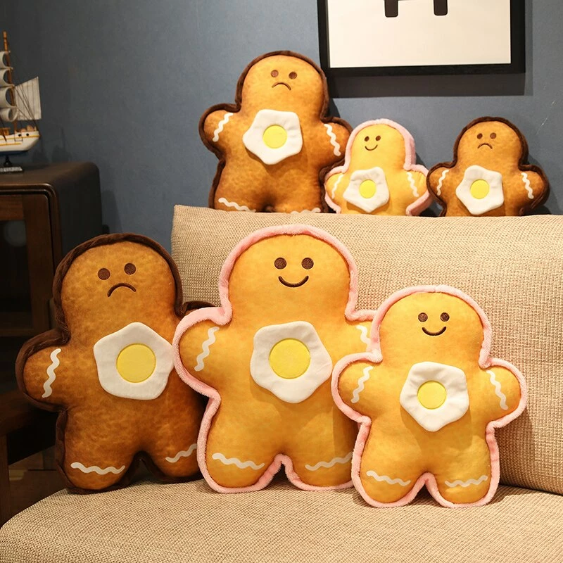 Soft Toy Gingerbread Couple With Egg Plushie Plush & Toys 9 Soft Toy Gingerbread Couple With Egg Plushie Plush & Toys