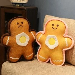 Soft Toy Gingerbread Couple With Egg Plushie Plush & Toys