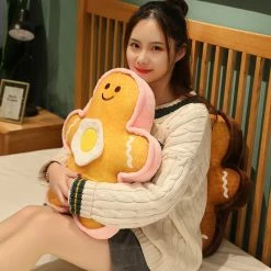 Soft Toy Gingerbread Couple With Egg Plushie Plush & Toys 13 Soft Toy Gingerbread Couple With Egg Plushie Plush & Toys