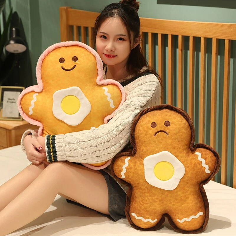 Soft Toy Gingerbread Couple With Egg Plushie Plush & Toys 10 Soft Toy Gingerbread Couple With Egg Plushie Plush & Toys