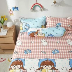 Home Decor Girls Favorite Time Fitted Bedsheet Home & Pets 15 Home Decor Girls Favorite Time Fitted Bedsheet Home & Pets