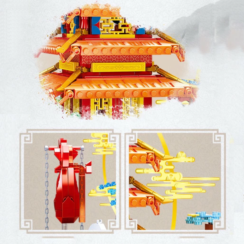 Build It Golden Palace With LED Light 7 Build It Golden Palace With LED Light