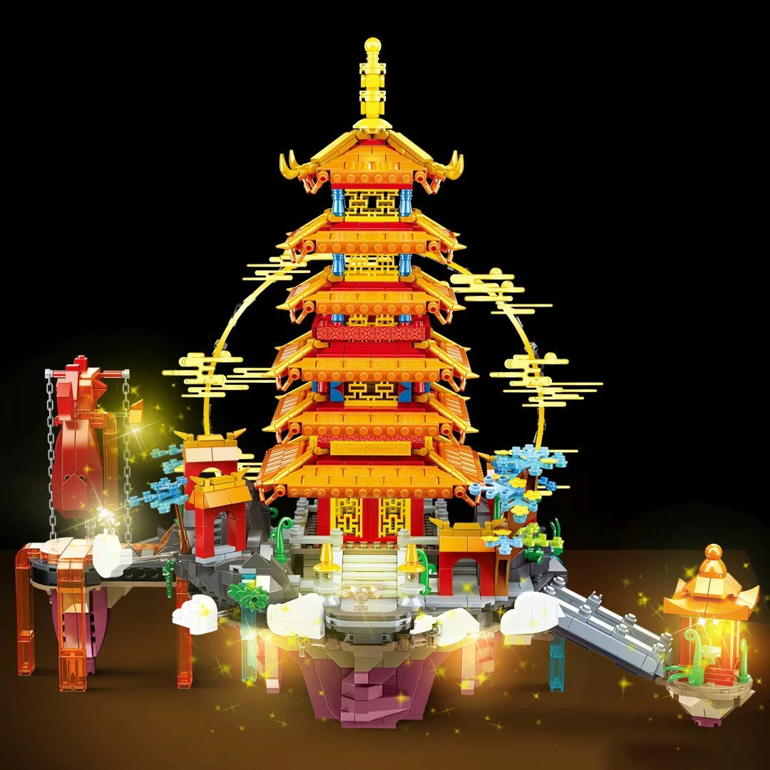 Build It Golden Palace With LED Light 5 Build It Golden Palace With LED Light