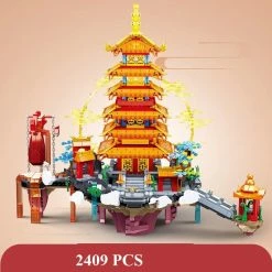 Build It Golden Palace With LED Light
