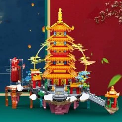 Build It Golden Palace With LED Light