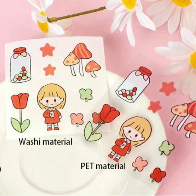 Accessories Stationery Good Morning Puff Girl Stickers Box Set 15 Accessories Stationery Good Morning Puff Girl Stickers Box Set