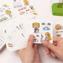 Accessories Stationery Good Morning Puff Girl Stickers Box Set 25 Accessories Stationery Good Morning Puff Girl Stickers Box Set