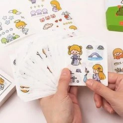 Accessories Stationery Good Morning Puff Girl Stickers Box Set 22 Accessories Stationery Good Morning Puff Girl Stickers Box Set