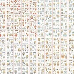 Accessories Stationery Good Morning Puff Girl Stickers Box Set 17 Accessories Stationery Good Morning Puff Girl Stickers Box Set