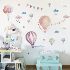 Home Decor Great Hot Air Balloon Wall Decal 25 Home Decor Great Hot Air Balloon Wall Decal