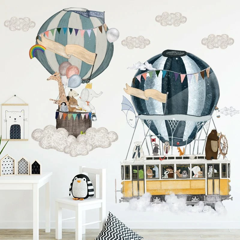 Home Decor Great Hot Air Balloon Wall Decal 3 Home Decor Great Hot Air Balloon Wall Decal
